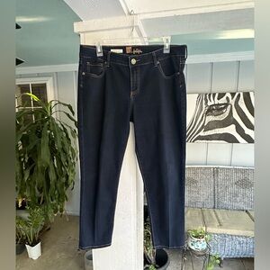Kut from the Kloth Brigette Skinny Ankle Jeans Size 14 Dark Wash # KP819MA1